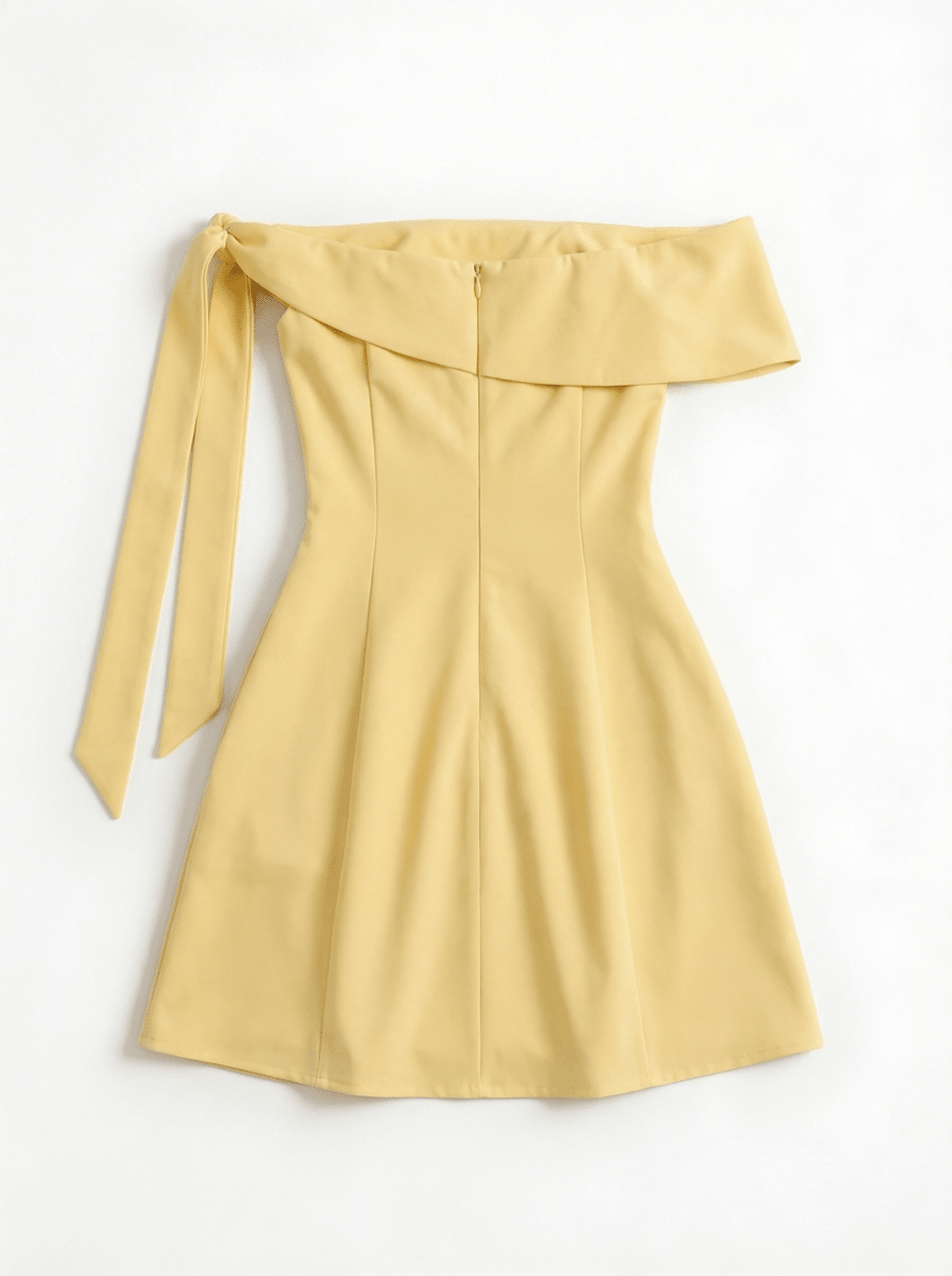 CORINNA | YELLOW SUMMER MINI DRESS - Aurelia Boutique