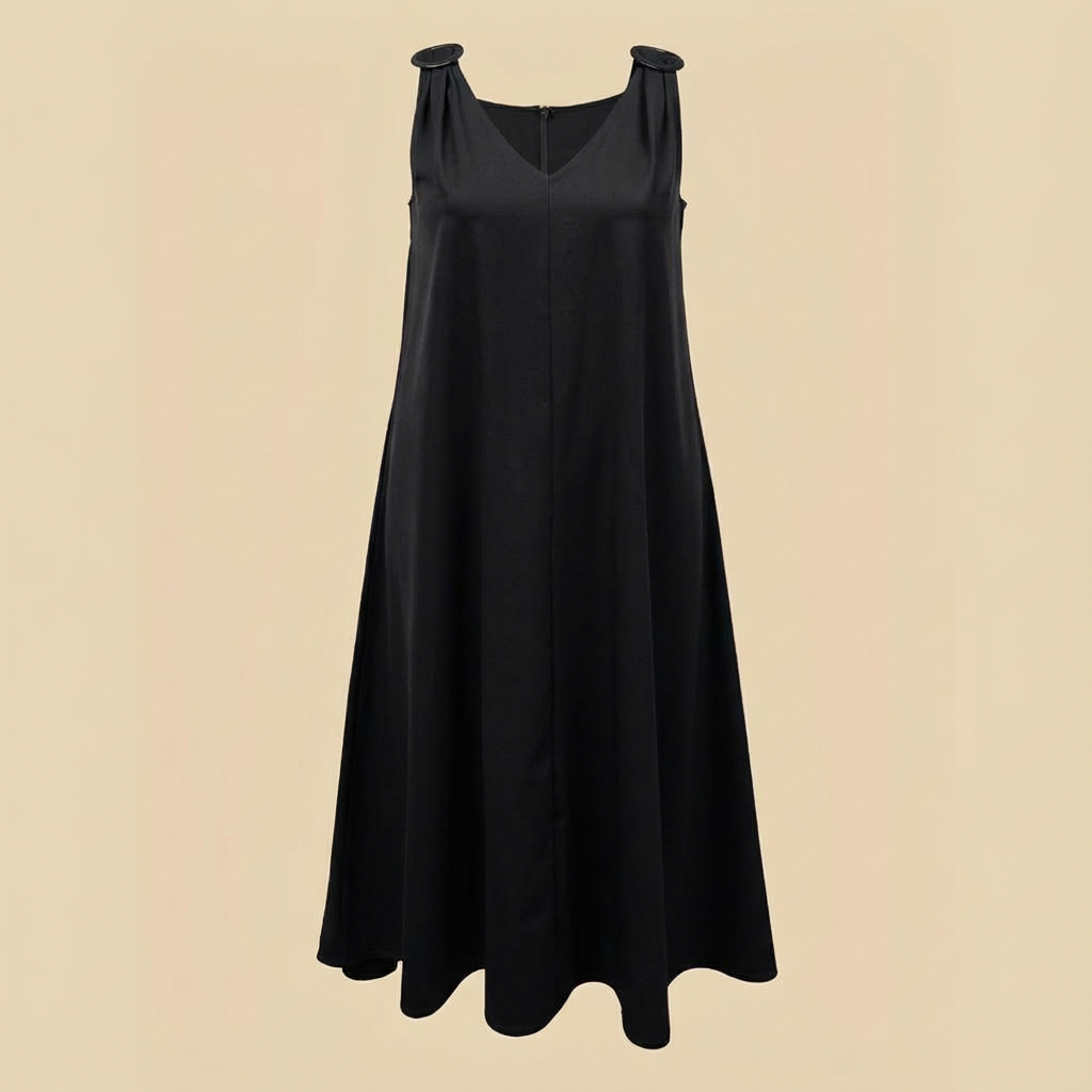 AURELI | Elegantes Kleid mit V-Ausschnitt