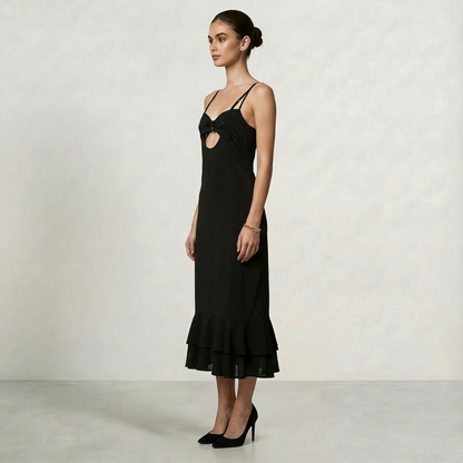 VELARIS | FRANZÖSISCHES RETRO-TRÄGERKLEID