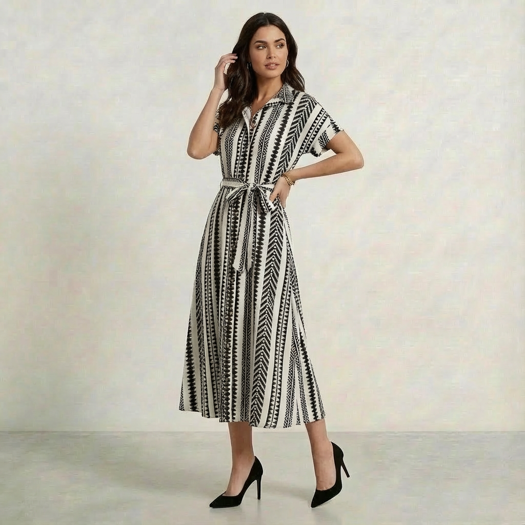 LYANA | ELEGANTES, ATMUNGSAKTIVES KLEID