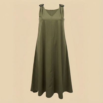 AURELI | Elegantes Kleid mit V-Ausschnitt