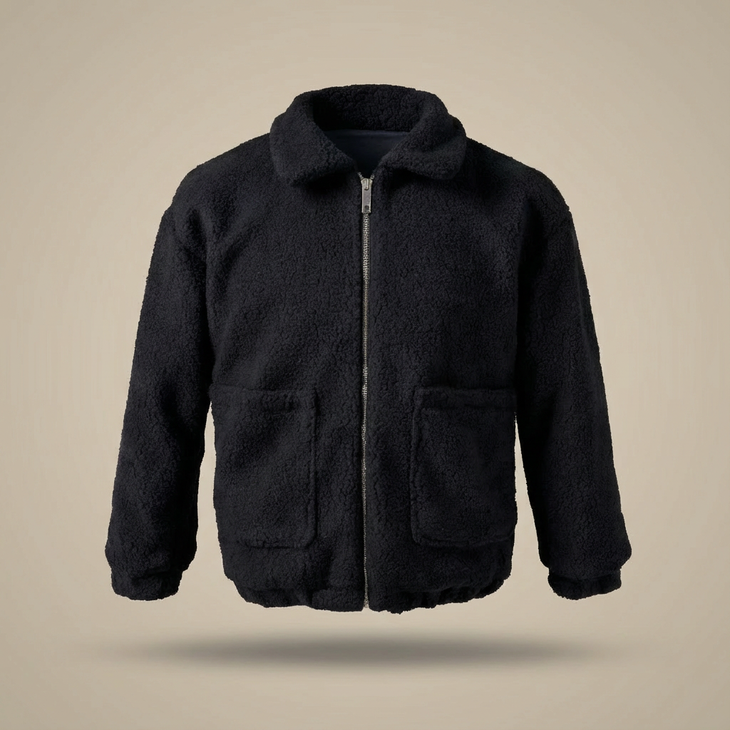 THALYA | DICKER PLÜSCHMANTEL