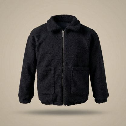 THALYA | DICKER PLÜSCHMANTEL