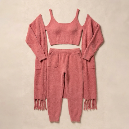 ATHENA | 3-TEILIGES FLEECE-LOUNGEWEAR-SET