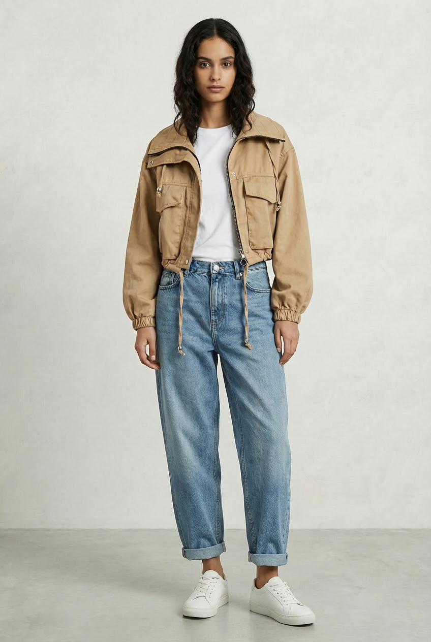 SALMA | KURZER TRENCHMANTEL