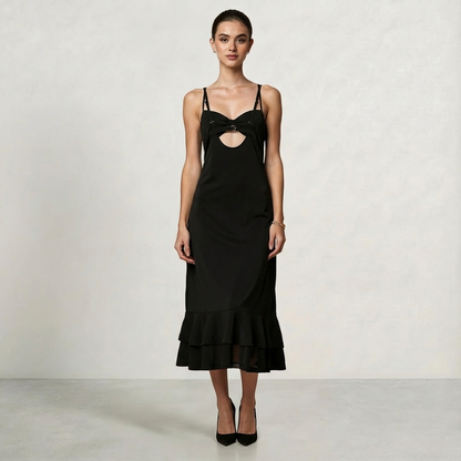 VELARIS | FRANZÖSISCHES RETRO-TRÄGERKLEID