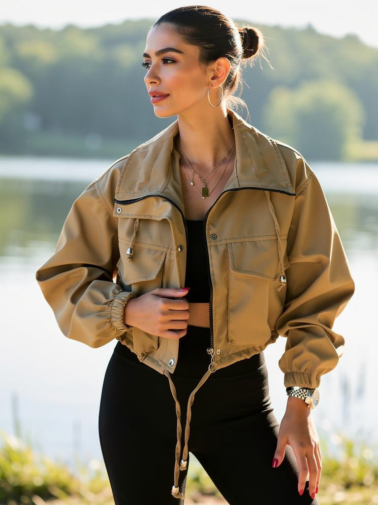 SALMA | KURZER TRENCHMANTEL