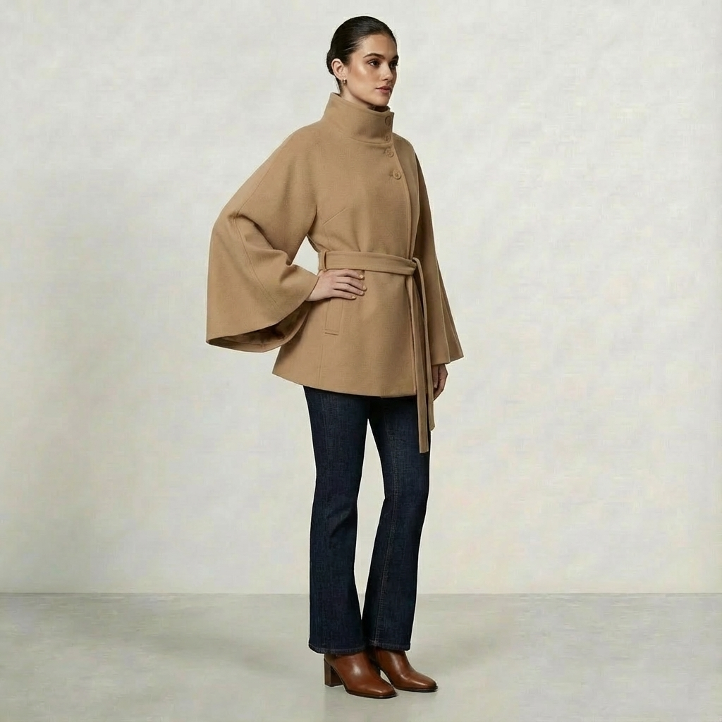 ERIS | ELEGANTER MANTEL MIT WEITÄRMELN