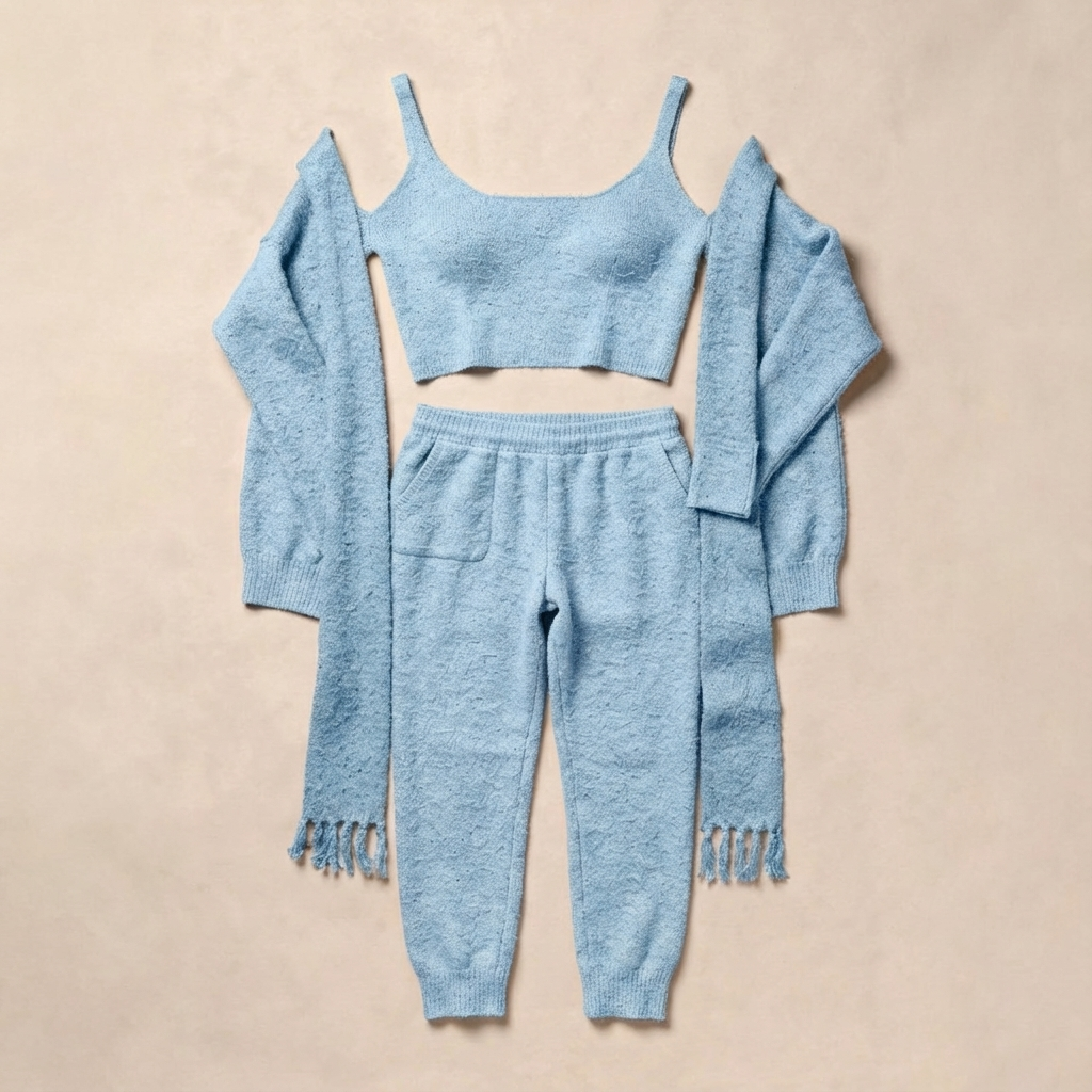 ATHENA | 3-TEILIGES FLEECE-LOUNGEWEAR-SET