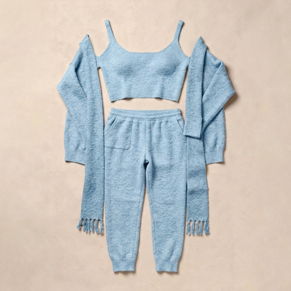 ATHENA | 3-TEILIGES FLEECE-LOUNGEWEAR-SET