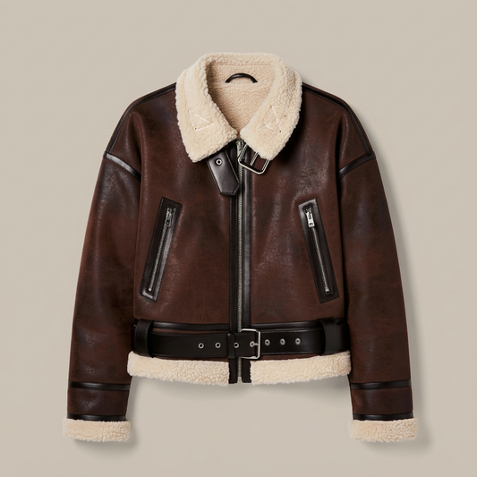 NAVIA | JACKE AUS LAMMLEDER