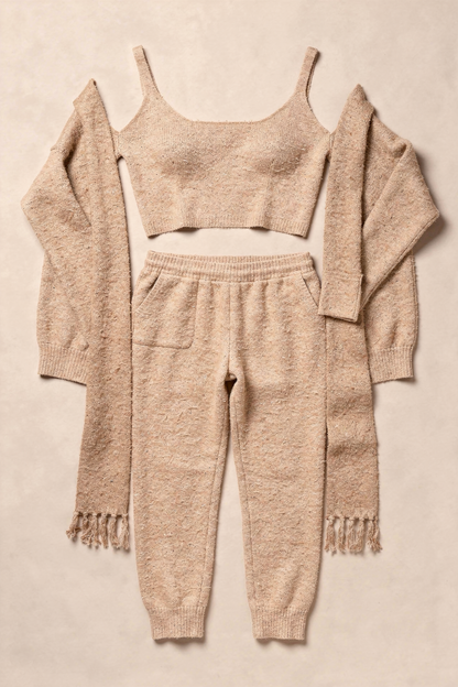 ATHENA | 3-TEILIGES FLEECE-LOUNGEWEAR-SET