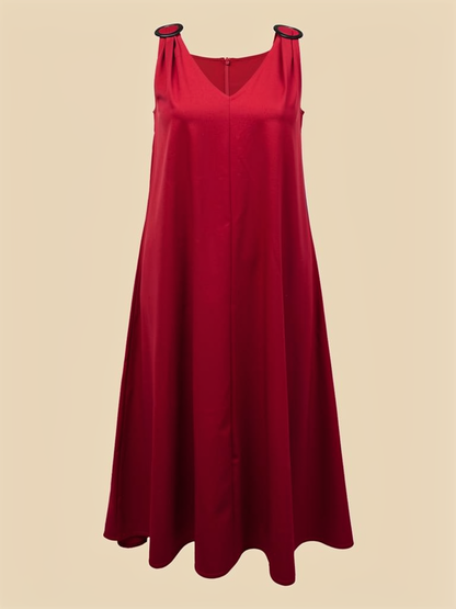 AURELI | Elegantes Kleid mit V-Ausschnitt