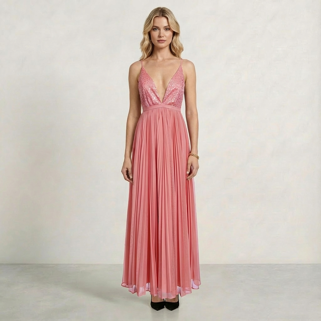 ERILIA | ELEGANTES PAILETTENKLEID