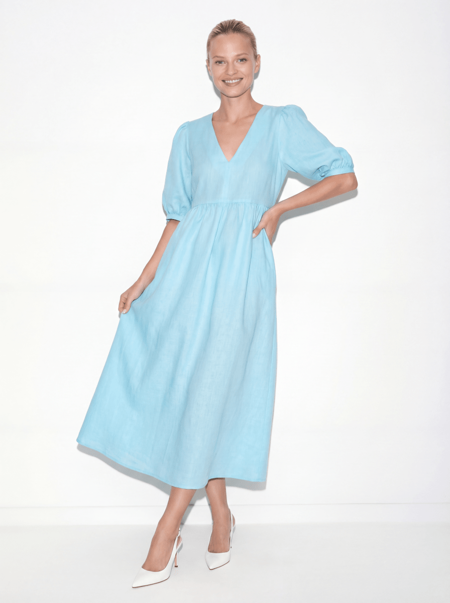ANNET | AZURE DREAM SUMMER DRESS - Aurelia Boutique