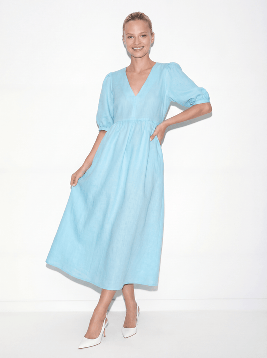 ANNET | AZURE DREAM SUMMER DRESS - Aurelia Boutique