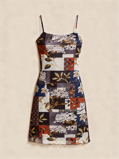 CAROL | FRENCH PATCH KLEID