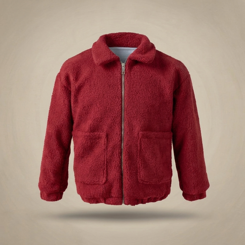 THALYA | DICKER PLÜSCHMANTEL