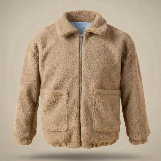 THALYA | DICKER PLÜSCHMANTEL