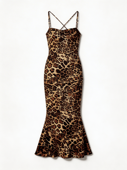 CALYPSO | ELEGANT LEOPARD DRESS - Aurelia Boutique
