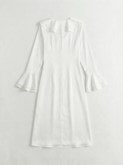 CLIO | WHITE ELEGANT DRESS - Aurelia Boutique
