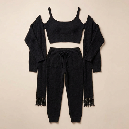 ATHENA | 3-TEILIGES FLEECE-LOUNGEWEAR-SET