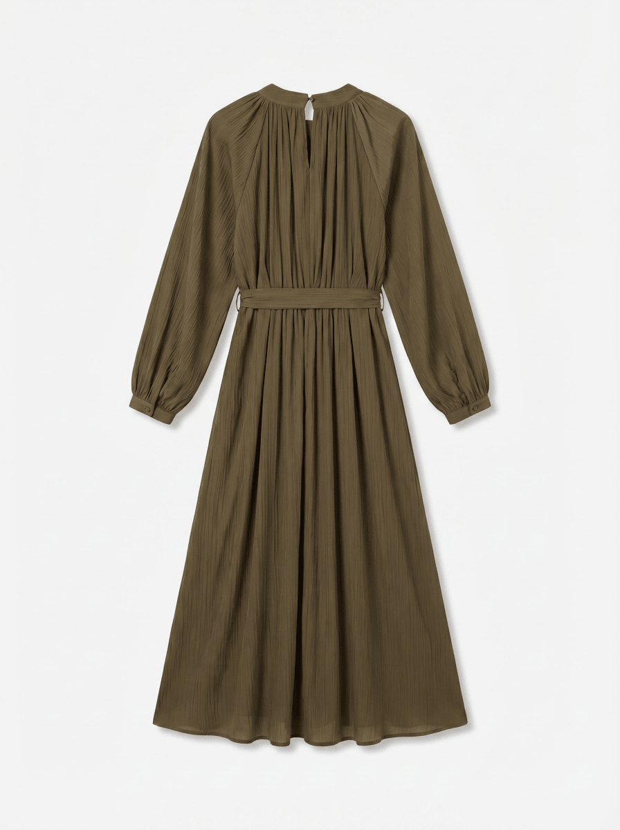 ELARA | OLIVE HARMONY DRESS - Aurelia Boutique