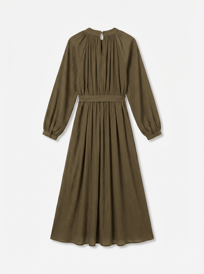 ELARA | OLIVE HARMONY DRESS - Aurelia Boutique