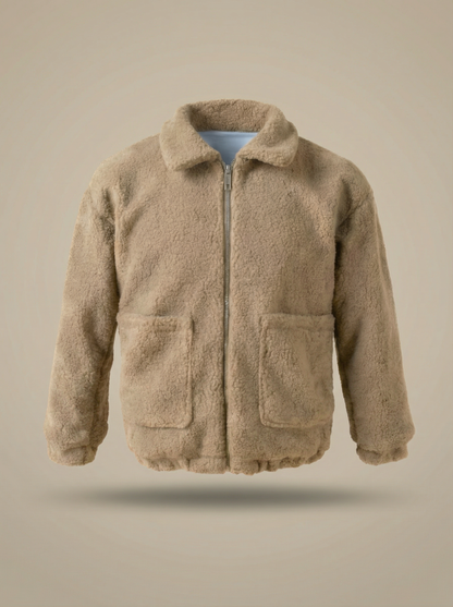 THALYA | DICKER PLÜSCHMANTEL