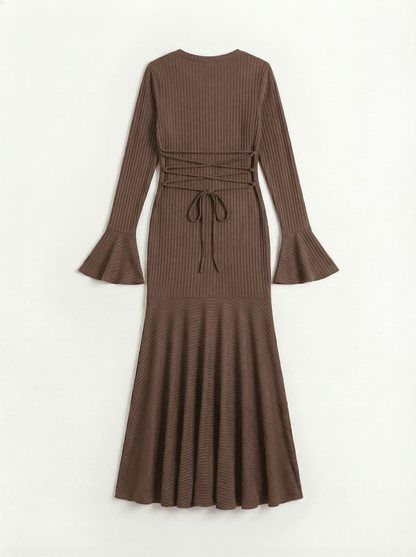 GALATEA | CHOCOLATE GLOW DRESS - Aurelia Boutique