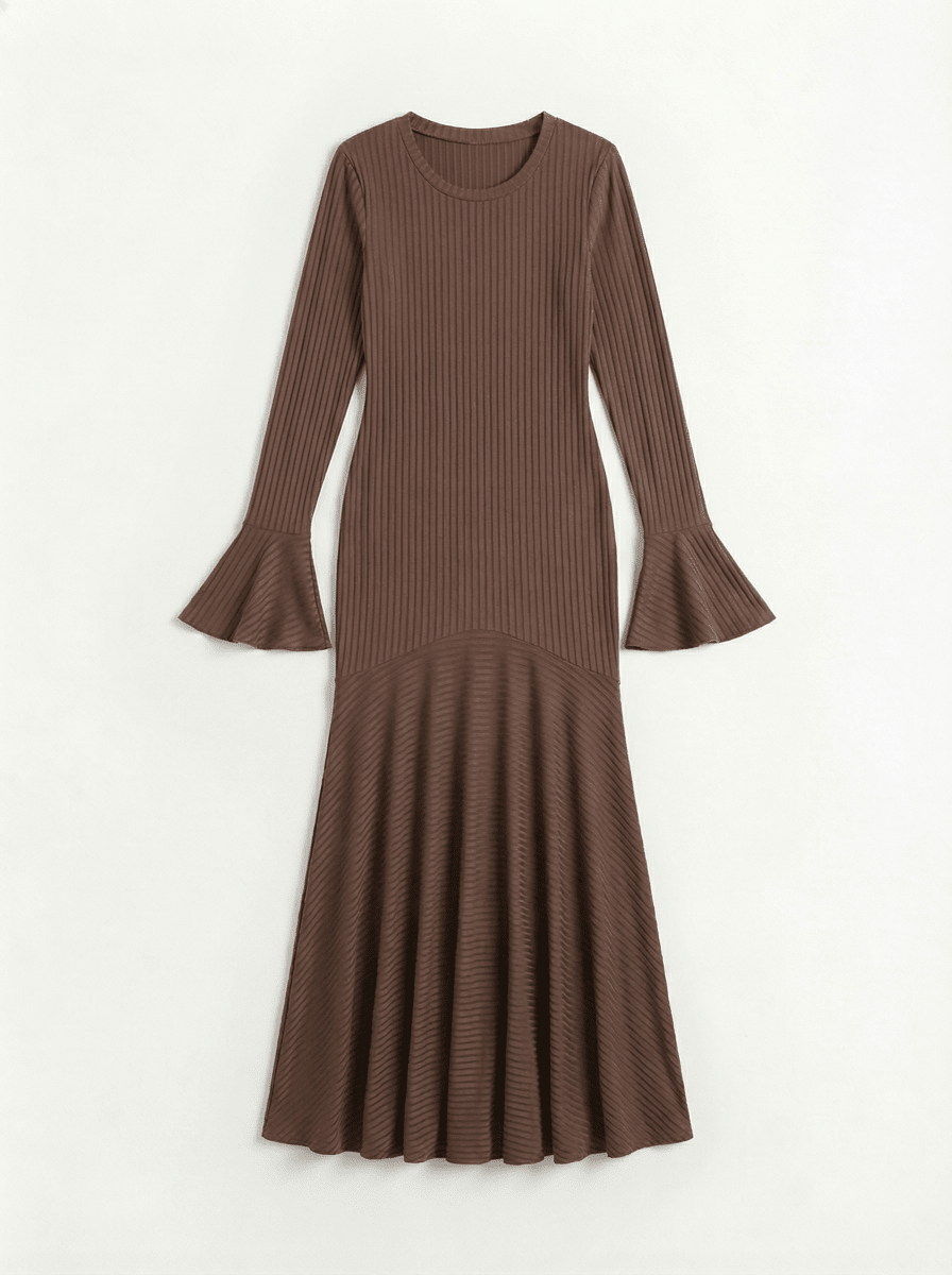 GALATEA | CHOCOLATE GLOW DRESS - Aurelia Boutique
