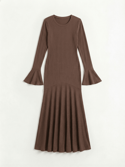 GALATEA | CHOCOLATE GLOW DRESS - Aurelia Boutique