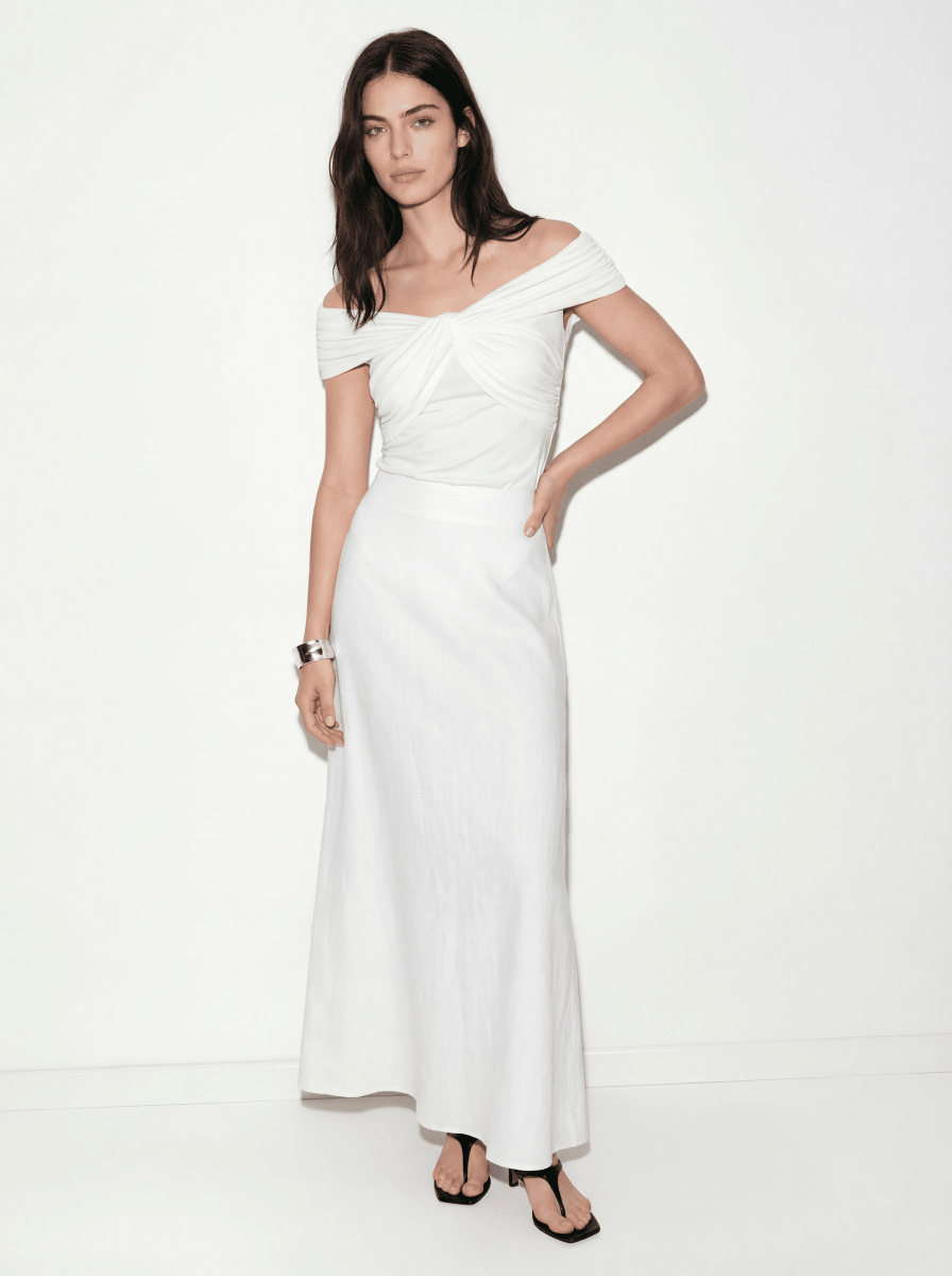GALATEA | WHITE BLOUSE - Aurelia Boutique