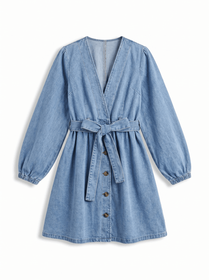 LYSIA | DENIM DRESS - Aurelia Boutique