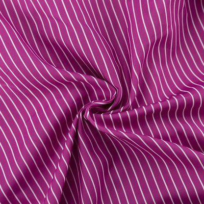 RHEA | PINSTRIPE ROSE SHIRT - Aurelia Boutique