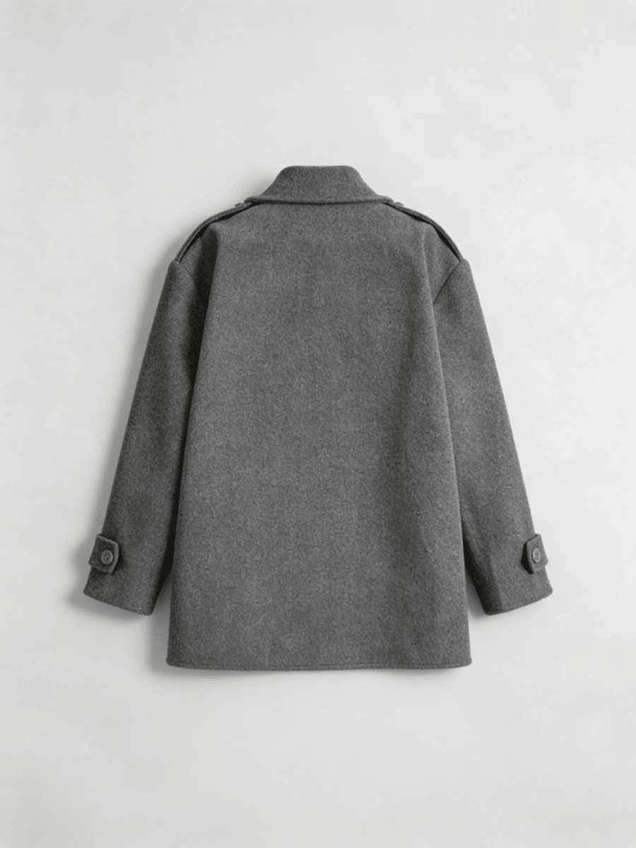THEA | ELEGANT WOOL COAT - Aurelia Boutique
