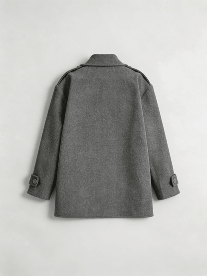 THEA | ELEGANT WOOL COAT - Aurelia Boutique