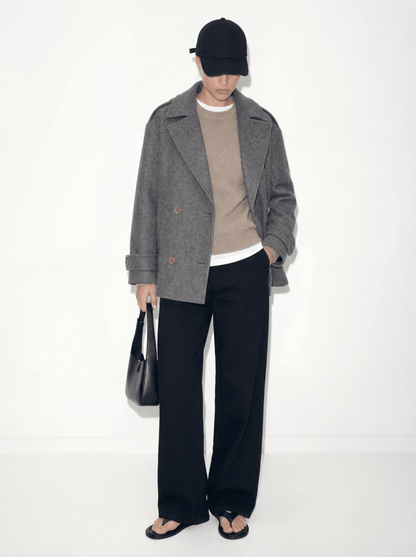 THEA | ELEGANT WOOL COAT - Aurelia Boutique