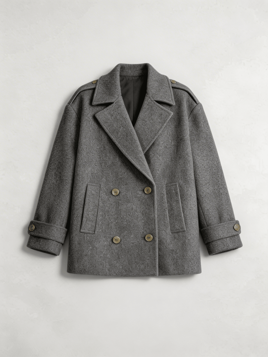 THEA | ELEGANT WOOL COAT - Aurelia Boutique