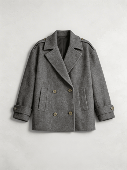 THEA | ELEGANT WOOL COAT - Aurelia Boutique