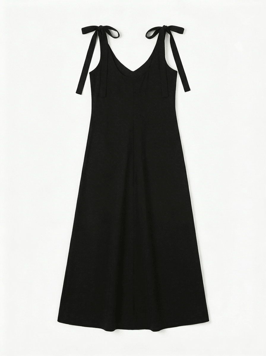 THESSA | BLACK BEACH DRESS - Aurelia Boutique