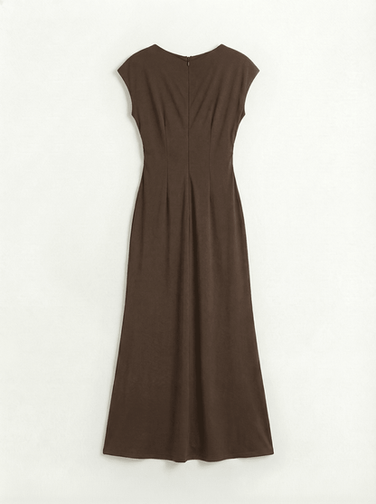 TYCHE | COFFEE MUSE DRESS - Aurelia Boutique