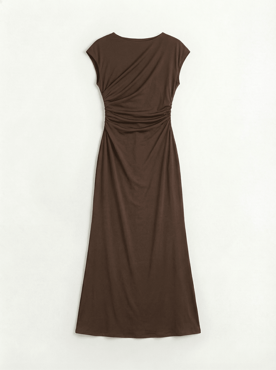 TYCHE | COFFEE MUSE DRESS - Aurelia Boutique